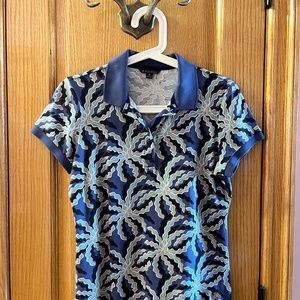 $125 Brooks Brothers Women's Ladies' Summer Polo Golf Short Sleeve Shirt Medium